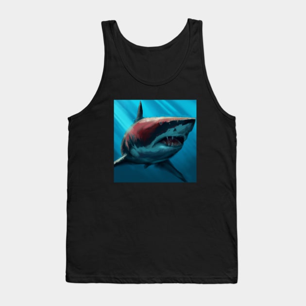 Giant Shark Tank Top by Star Scrunch